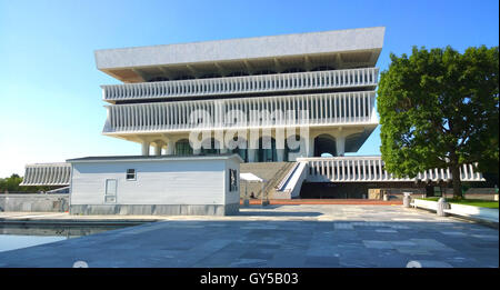 Albany, New York, USA. Septembre, 4,2016. Vue de l'extérieur du Musée de l'État de New York à Albany Banque D'Images