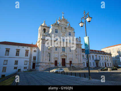 Nouvelle Cathédrale ou Se Nova de Coimbra ou la Cathédrale du Saint Nom de Jésus au Portugal Banque D'Images