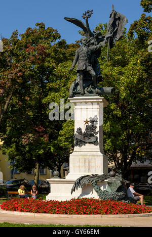 Monument à hazaert vérifiez gratuitement (patrie).Monument sculpture statue. Banque D'Images