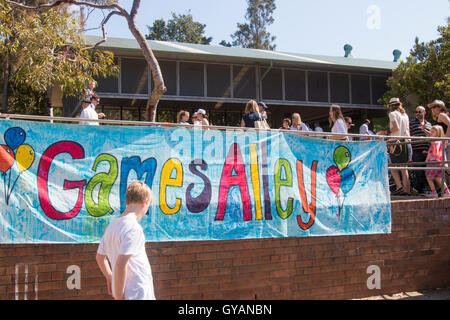 Fête annuelle de l'école primaire de l'Australie et juste pour les étudiants, les enfants, les enseignants et les parents, North Sydney, Australie Banque D'Images