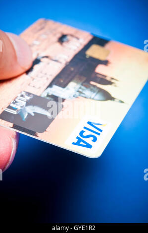 Carte de crédit VISA Banque D'Images