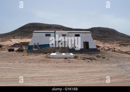 Fuerteventura : une chambre dans le secteur de paysage sur la rue entre Lajares et El Cotillo Banque D'Images