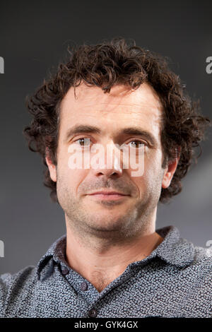 Tobias Jones, l'auteur et journaliste britannique, à l'Edinburgh International Book Festival. Edimbourg, Ecosse. 24 août 2016 Banque D'Images