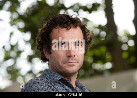 Tobias Jones, l'auteur et journaliste britannique, à l'Edinburgh International Book Festival. Edimbourg, Ecosse. 24 août 2016 Banque D'Images