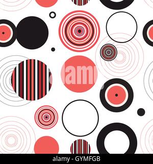 Résumé motif transparente de couleur avec les éléments de géométrie. Illustration de Vecteur