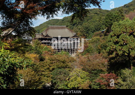 Kyoto, Japon - Nov 6, 2015 : Temple Kiyomizu-dera est un temple bouddhiste indépendant dans l'est de Kyoto. Le temple est fait partie de l'historique Banque D'Images