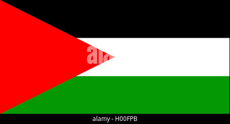 Drapeau palestinien, Plaestina Banque D'Images