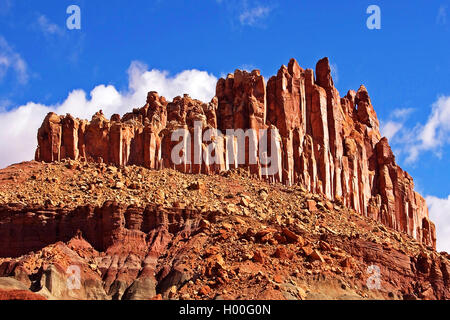 Formation de grès au Capitol Reef National Park, USA, Utah, Capitol Reef National Park Banque D'Images