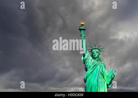 Statue de la liberté à Manhattan, New York City, USA Banque D'Images