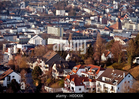 Vue de barmen, district de l'Allemagne, en Rhénanie du Nord-Westphalie, région du Bergisches Land, à Wuppertal Banque D'Images