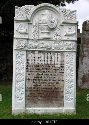 La grave John Peel, le plus célèbre de Cumbria Huntsman (sous réserve de la chanson 'D'ye ken John Peel') en Caldbeck dans l'Lak Banque D'Images