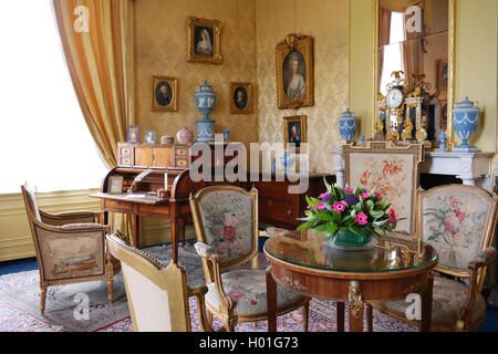 Intérieur de Huis Doorn aux Pays-Bas, la résidence en exil du dernier empereur allemand Guillaume II. Banque D'Images