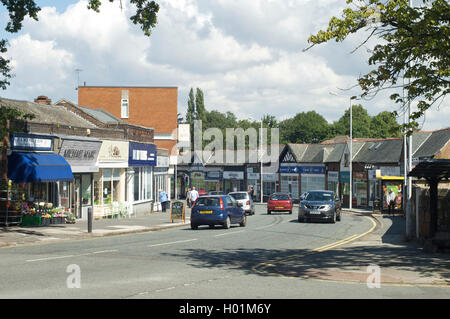 Le centre du village de Bebington, Wirral, UK Banque D'Images