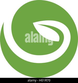 Feuille d'arbre logo vector design, eco-friendly concept. Illustration de Vecteur
