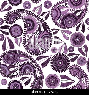 Motif transparente ornée lumineux Oriental Illustration de Vecteur