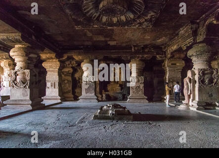 Amritsar, Inde - 14 janvier 2015 : les grottes d'Ellora est un site archéologique près de ville d'Aurangabad. Bien connu pour son monument Banque D'Images