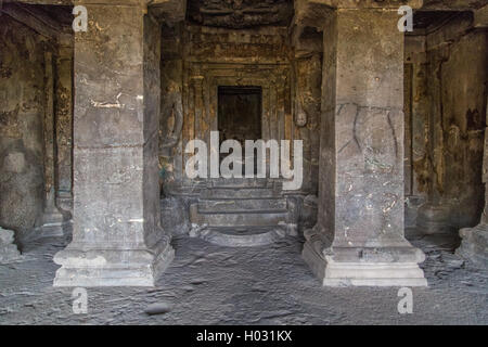 Amritsar, Inde - 14 janvier 2015 : les grottes d'Ellora est un site archéologique près de ville d'Aurangabad. Bien connu pour son monument Banque D'Images