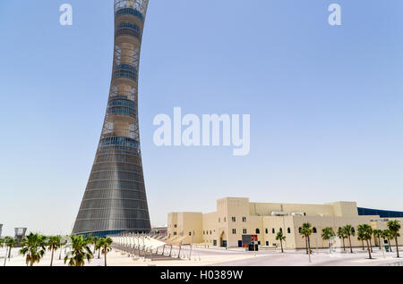 Le Flambeau (Doha) Aspire Tower, la plus haute structure au Qatar Banque D'Images
