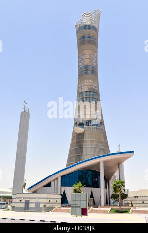 Le Flambeau (Doha) Aspire Tower, la plus haute structure au Qatar Banque D'Images