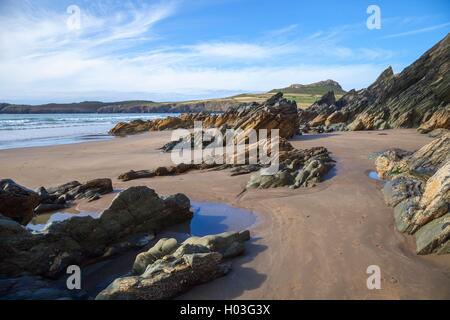 Whitesands Bay, Pembrokeshire, Pays de Galles, Grande-Bretagne Banque D'Images
