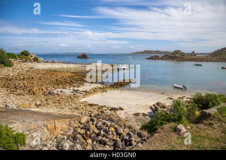 Congre Porth, St Agnes, îles Scilly, Angleterre Banque D'Images