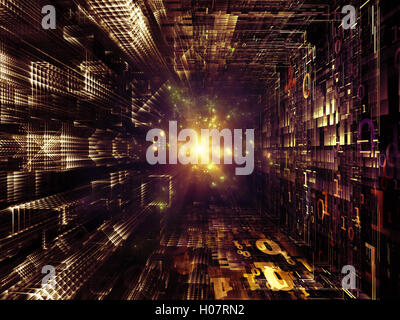 Chemin de Fractal Realms Banque D'Images