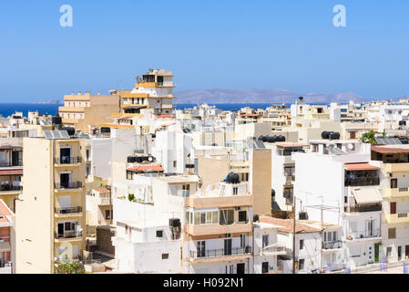 Paysage urbain d'Héraklion, Crète, Grèce Banque D'Images