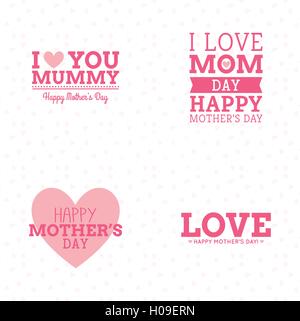 Happy Mothers Day Illustration de Vecteur