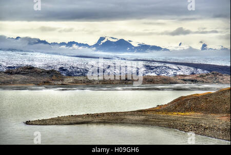 Glacier Fjallsarlon Lagoon en Islande Banque D'Images