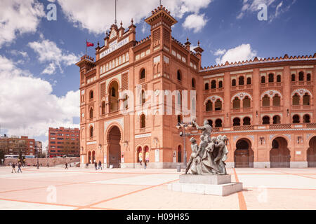 La Plaza de Toros de Las Ventas (Arènes), principalement utilisé pour la tauromachie, construit en 1929, Madrid, Spain, Europe Banque D'Images