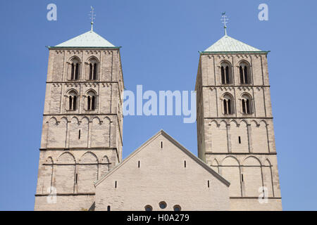 La cathédrale de Münster, Münster, Münster, Rhénanie du Nord-Westphalie, Allemagne Banque D'Images