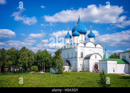 Cathédrale de l'Nativitys à Suzdal, anneau d'or, Russie Banque D'Images