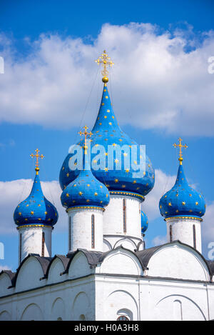 Cathédrale de l'Nativitys à Suzdal, anneau d'or, Russie Banque D'Images