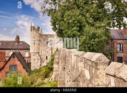 Les murs de la ville de New York, North Yorkshire, England, UK Banque D'Images