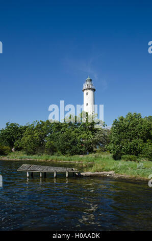 Le phare de la pointe nord de l'île suédoise de la mer Baltique Oland Banque D'Images