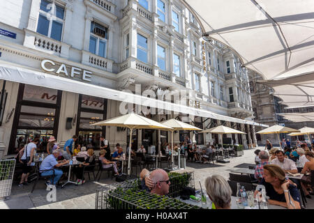 Mozart café, hôtel Sacher, Vienne, Autriche Banque D'Images