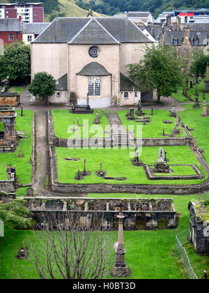 Canongate Kirk et cimetière de Regent Road Edinburgh Scotland Banque D'Images