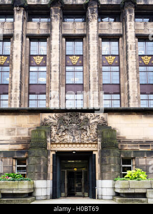 St Andrews House siège du gouvernement écossais, Regent Road Edinburgh Scotland Banque D'Images