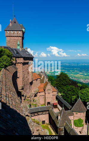 Château du Haut-Koenigsbourg Banque D'Images