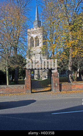 Baldock Hertfordshire St Mary the Virgin Church England Royaume-Uni Grande-Bretagne Europe Banque D'Images