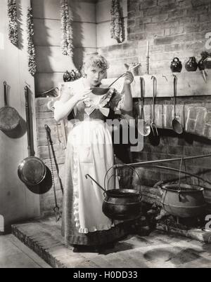 Pionnière n'un test de goût Banque D'Images