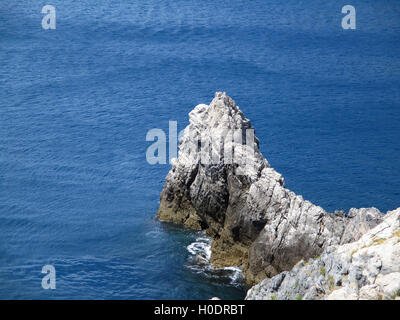 Vue de la côte et la mer autour de Portovenere Banque D'Images