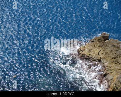 Vue de la côte et la mer autour de Portovenere Banque D'Images