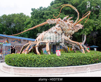 Homard de la sculpture à Islamorada en Floride Banque D'Images
