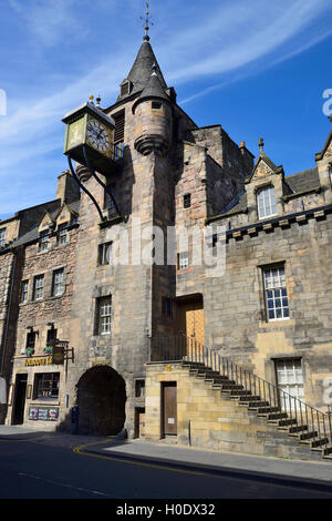 Canongate Tolbooth sur le Royal Mile, Édimbourg, Écosse Banque D'Images