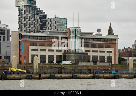 Princes dock Liverpool Merseyside UK Mersey River Waterfront Banque D'Images