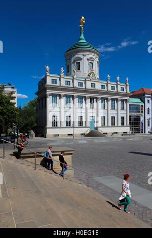 Potsdam Altes Rathaus Alter Markt old town hall Banque D'Images