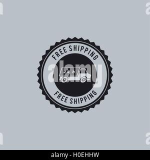 Étiquette de livraison rapide Illustration de Vecteur