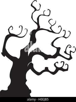 Icône Silhouette Halloween Illustration de Vecteur