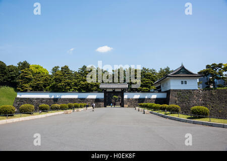 Sakuradamon Gate, le Palais Impérial, Chiyoda-Ku, Tokyo, Japon Banque D'Images